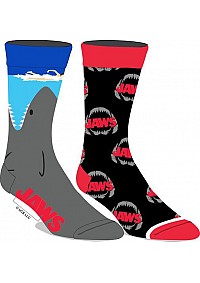 Chaussettes Les Dents De La Mer (Jaws) Par Bioworld - Paquet De 2 Paires